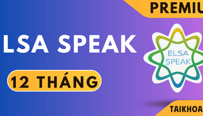 Elsa Speak Premium 12 Tháng - Chính Chủ